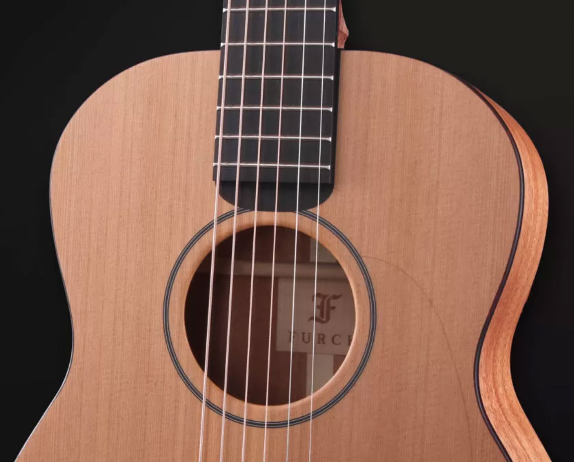 Furch Little Jane Lj 10-cm Lrb1 Lh Travel Gaucher Shsc Cedre Acajou Eb - Natural Open-pore - Guitarra folk - Variation 4