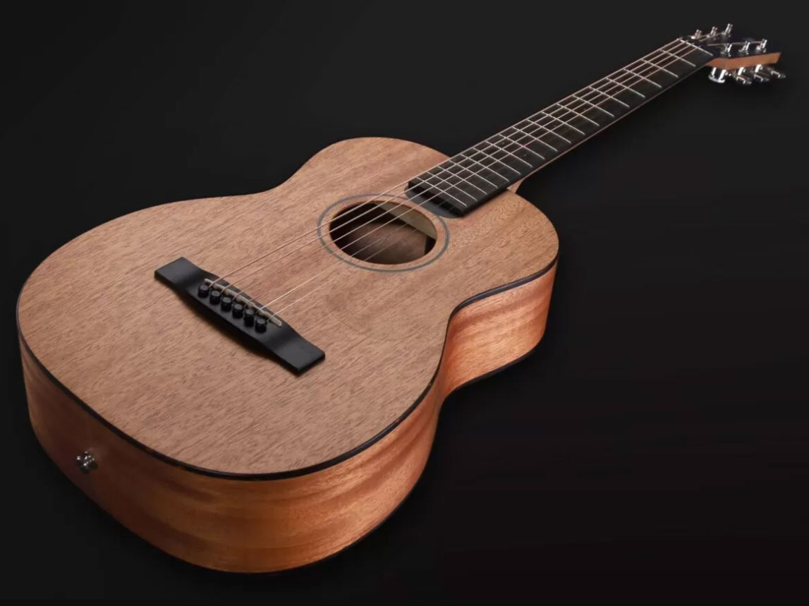 Furch Little Jane Lj 10-mm Travel Shsc Tout Acajou Eb - Natural Open-pore - Guitarra folk - Variation 2