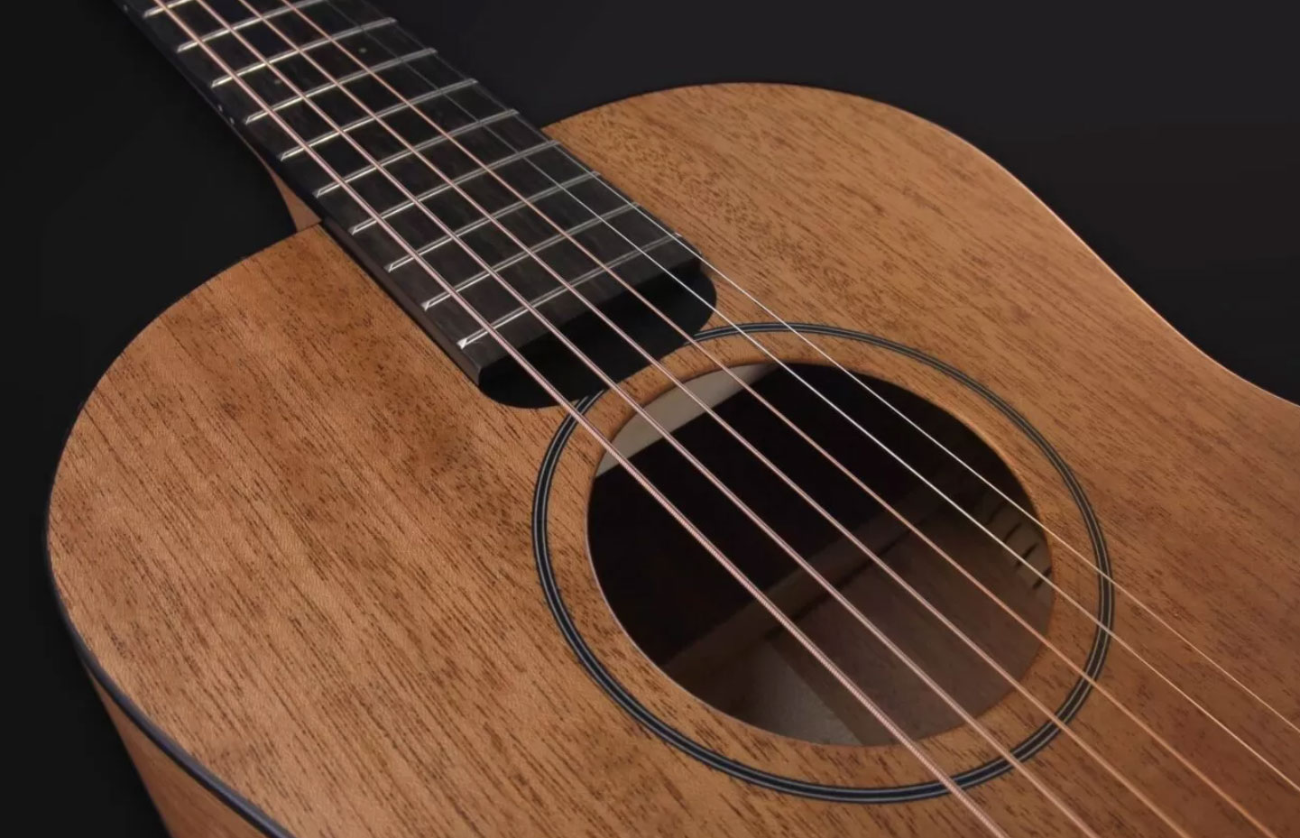 Furch Little Jane Lj 10-mm Travel Shsc Tout Acajou Eb - Natural Open-pore - Guitarra folk - Variation 3