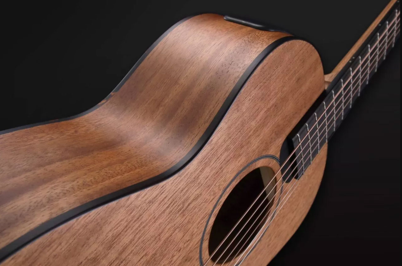 Furch Little Jane Lj 10-mm Travel Shsc Tout Acajou Eb - Natural Open-pore - Guitarra folk - Variation 4