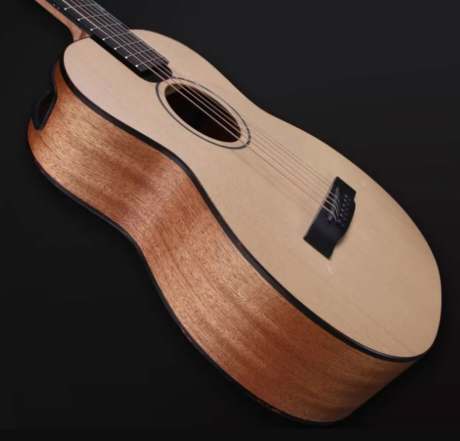 Furch Little Jane Lj 10-sm Travel Shsc Epicea Acajou Eb - Natural Open-pore - Guitarra folk - Variation 12