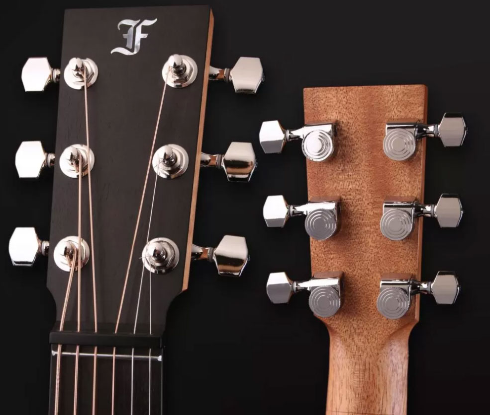 Furch Little Jane Lj 10-sm Travel Shsc Epicea Acajou Eb - Natural Open-pore - Guitarra folk - Variation 14