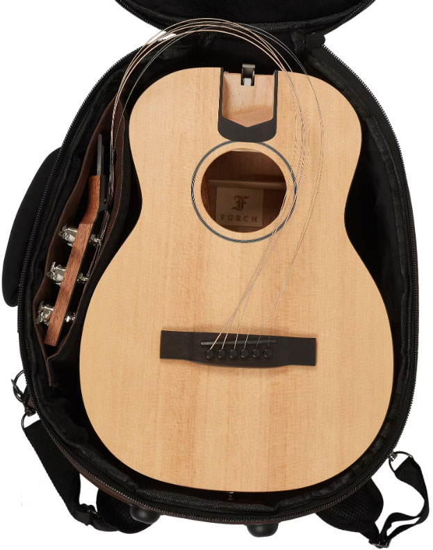 Furch Little Jane Lj 10-sm Travel Shsc Epicea Acajou Eb - Natural Open-pore - Guitarra folk - Variation 17