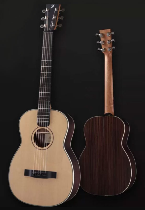 Furch Little Jane Lj 11-sr Travel Shsc Epicea Palissandre Eb - Natural Open-pore - Guitarra folk - Variation 2