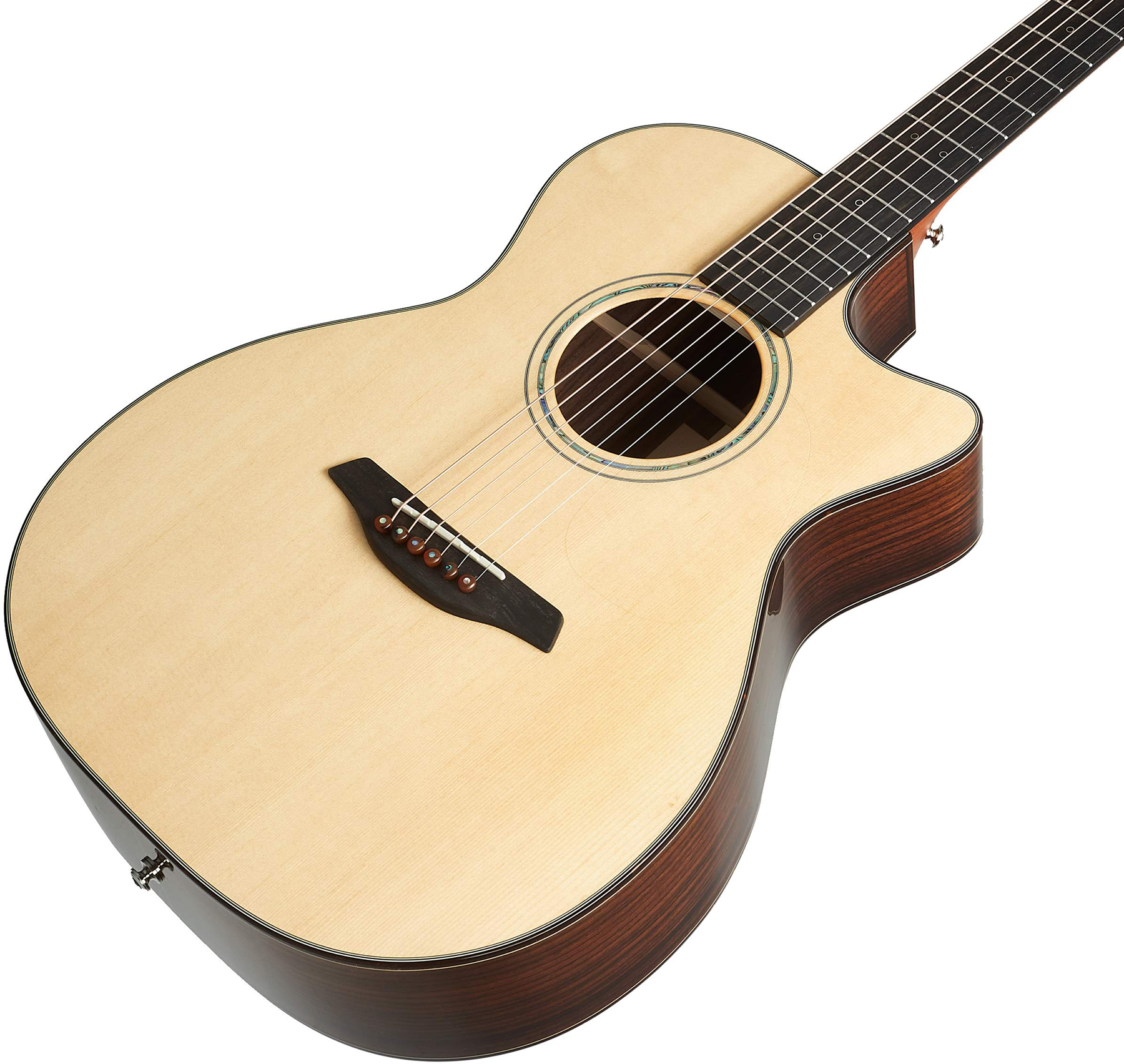 Furch Omc-sr Lrb1 Yellow Orchestra Model Epicea Palissandre Eb - Natural Full-pore - Guitarra electro acustica - Variation 2