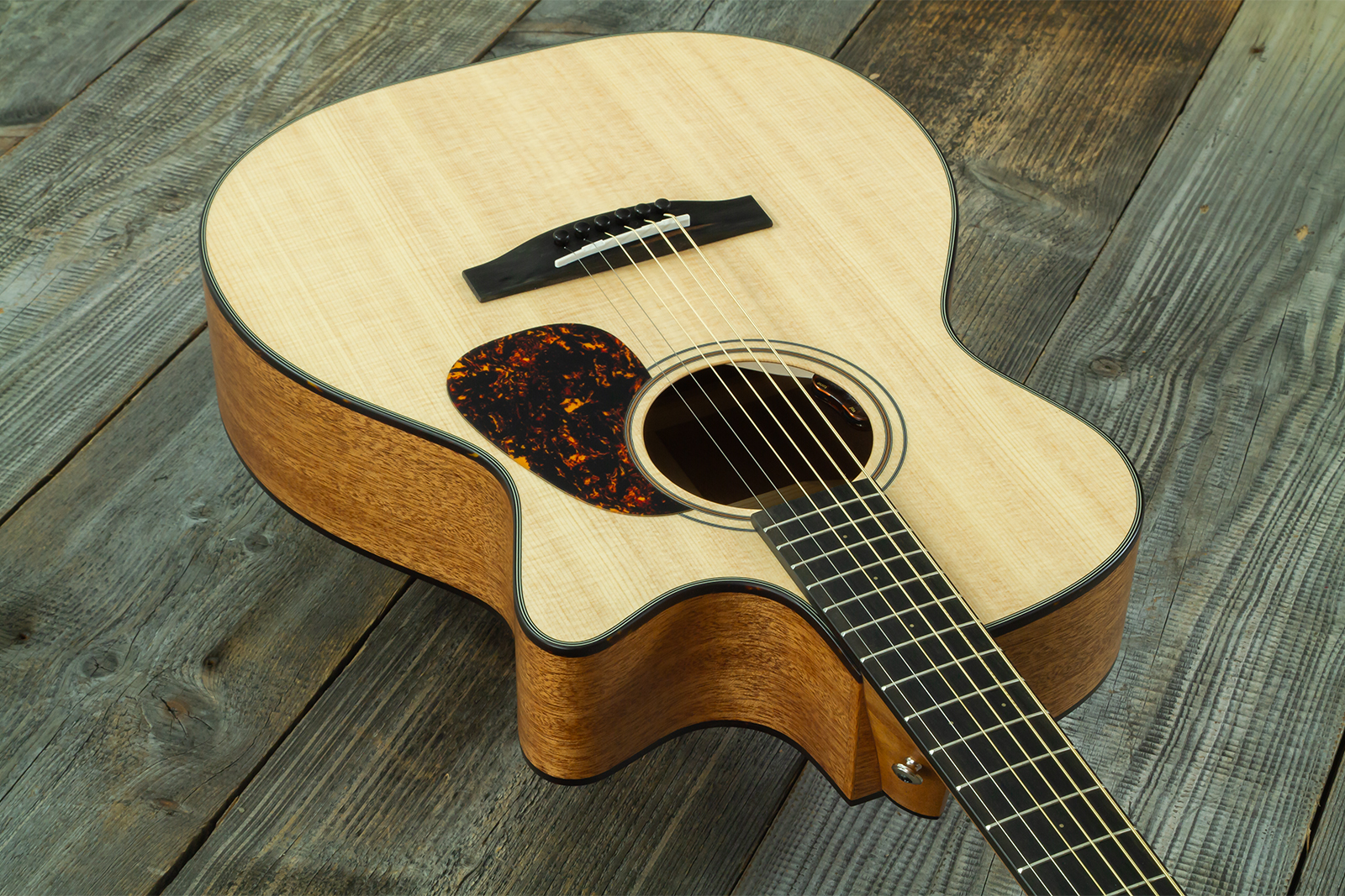 Furch Vintage Pure Sm Omc Lrb1 Orchestra Cw Epicea Acajou Eb - Natural Open-pore - Guitarra folk - Variation 5