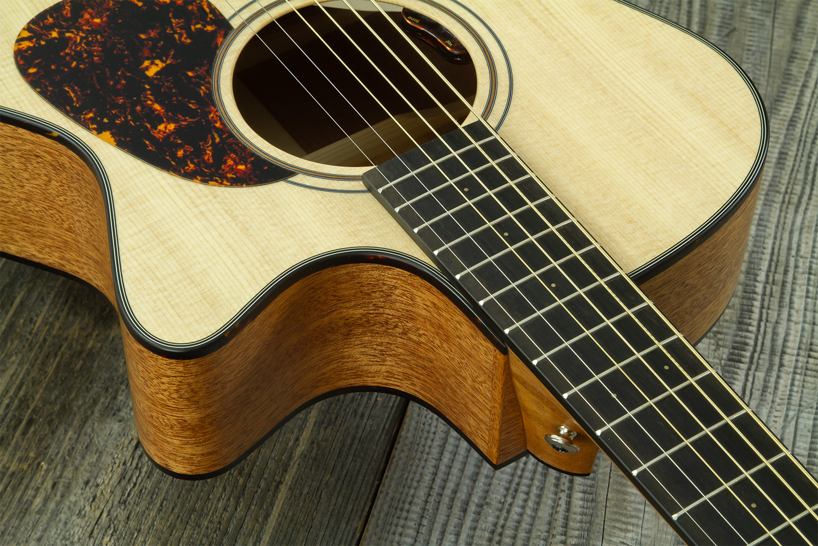Furch Vintage Pure Sm Omc Lrb1 Orchestra Cw Epicea Acajou Eb - Natural Open-pore - Guitarra folk - Variation 8