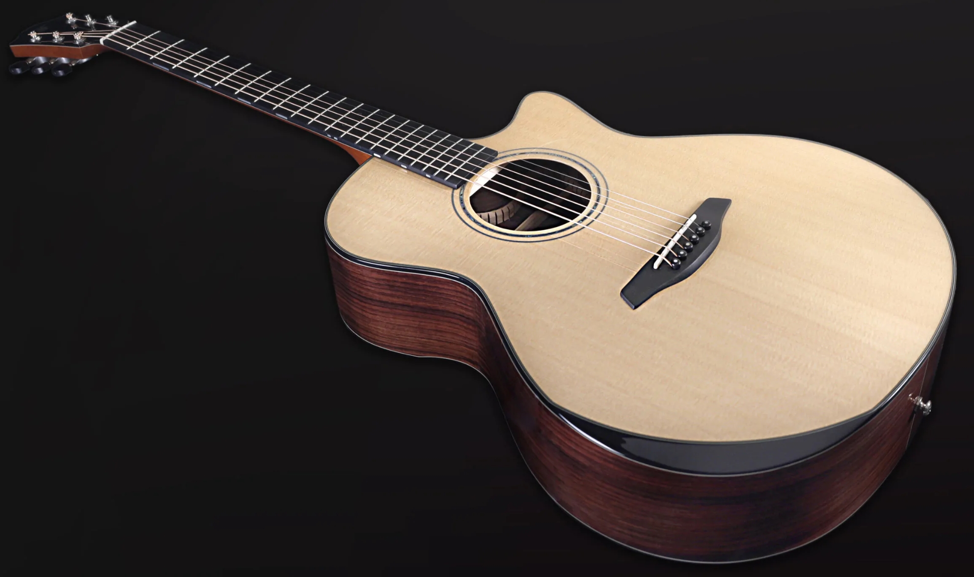 Furch Yellow Deluxe Sr A Gc Lrb1 43mm Grand Auditorium Epicea Palissandre Eb - Full-pore High-gloss Natural - Guitarra folk - Variation 2