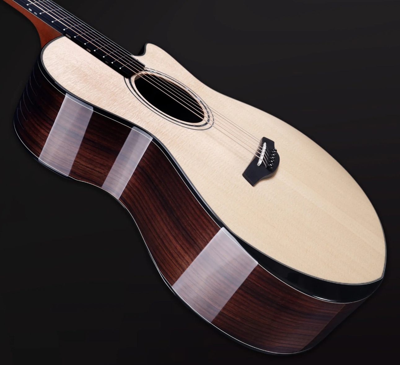 Furch Yellow Deluxe Sr A Gc Lrb1 43mm Grand Auditorium Epicea Palissandre Eb - Full-pore High-gloss Natural - Guitarra folk - Variation 5