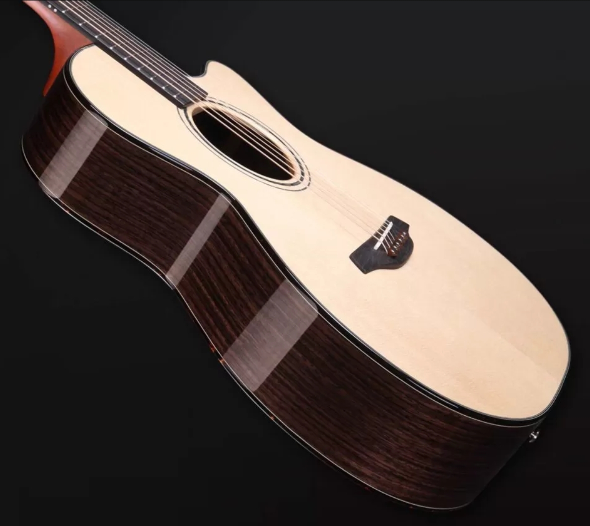 Furch Yellow Sr Gc Lrb1 Grand Auditorium Cw Epicea Palissandre Eb - Full-pore High-gloss Natural - Guitarra folk - Variation 2