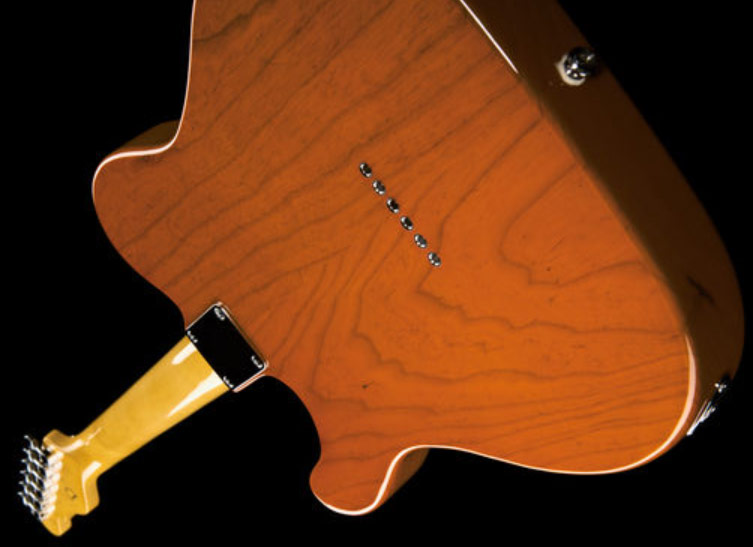 G&l Asat Classic Bluesboy Semi-hollow Tribute Hs Ht Mn - Clear Orange - Guitarra eléctrica semi caja - Variation 3