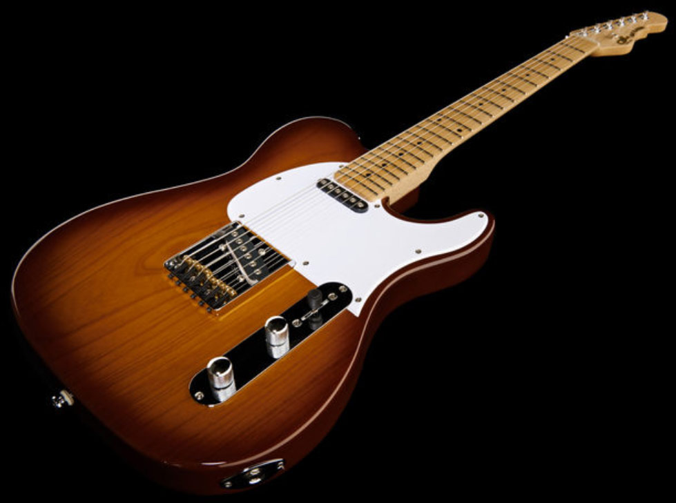 G&l Asat Classic Tribute Mn - Tobacco Sunburst - Guitarra eléctrica con forma de tel - Variation 1