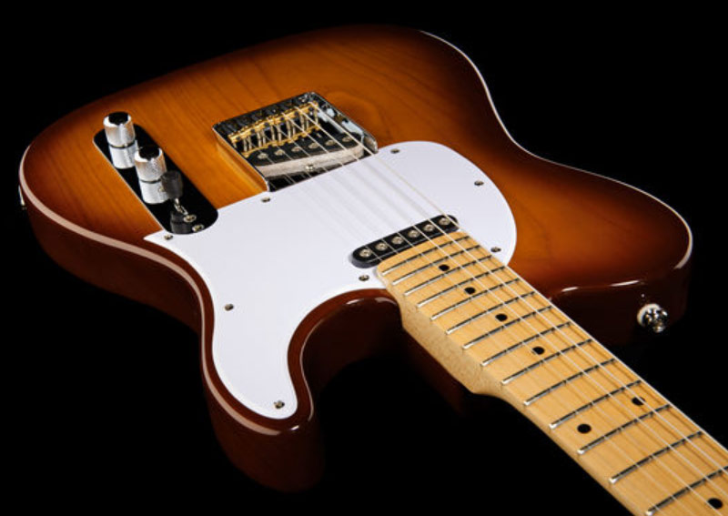 G&l Asat Classic Tribute Mn - Tobacco Sunburst - Guitarra eléctrica con forma de tel - Variation 3