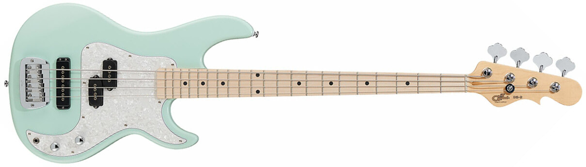 G&l Sb2 Tribute Mn - Surf Green - Bajo eléctrico de cuerpo sólido - Main picture