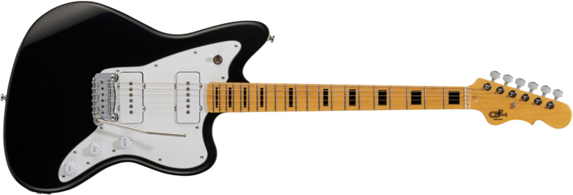 G&l Tribute Doheny - Jet Black - Guitarra electrica retro rock - Main picture