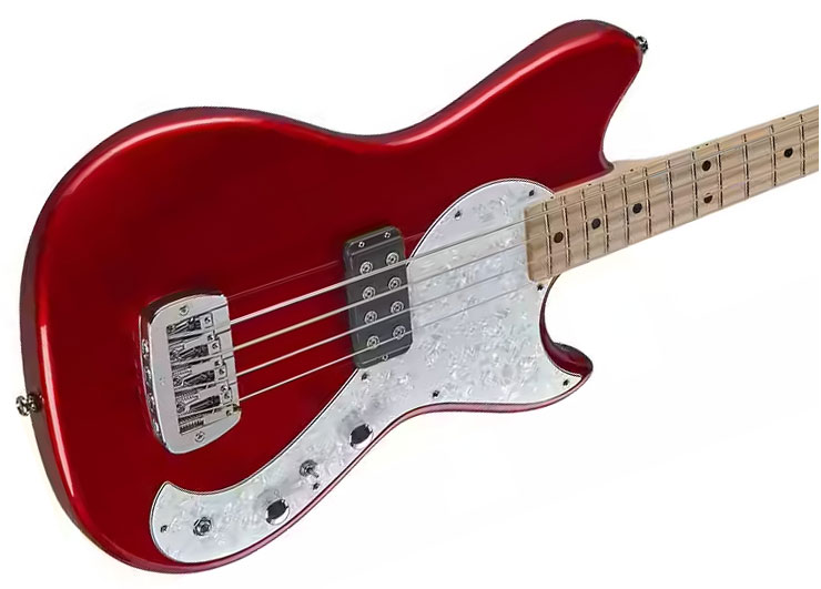 G&l Fallout Shortscale Bass Tribute Shsc Rw - Candy Apple Red - Bajo eléctrico de cuerpo sólido - Variation 2
