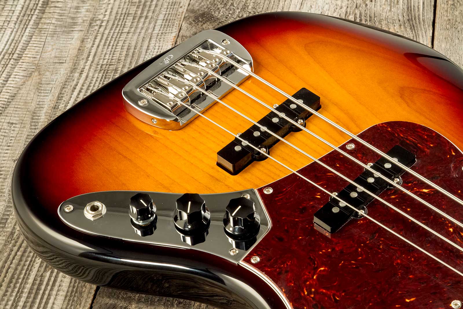 G&l Fullerton Deluxe Jb Usa Mn - 3-tone Sunburst - Bajo eléctrico de cuerpo sólido - Variation 5