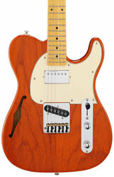 Guitarra eléctrica semi caja G&l Tribute ASAT Classic Bluesboy Semi-Hollow - Clear orange