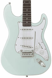 Guitarra eléctrica con forma de str. G&l Tribute S-500 (BC) - Sonic blue