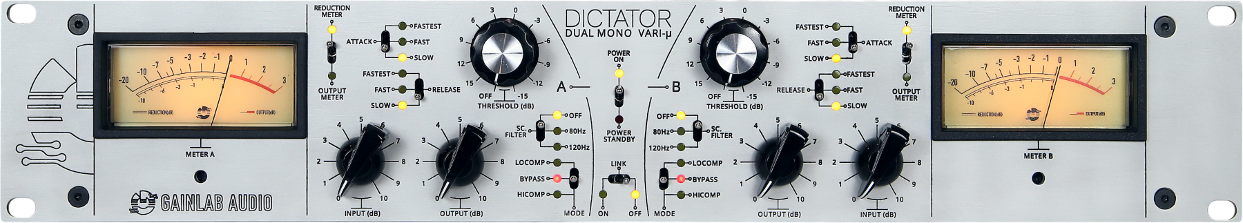 Gainlab Audio Dictator Dm - Compresor / Limiter / Gate - Main picture