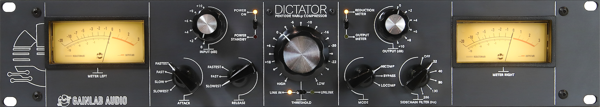 Gainlab Audio Dictator Graphite - Compresor / Limiter / Gate - Main picture