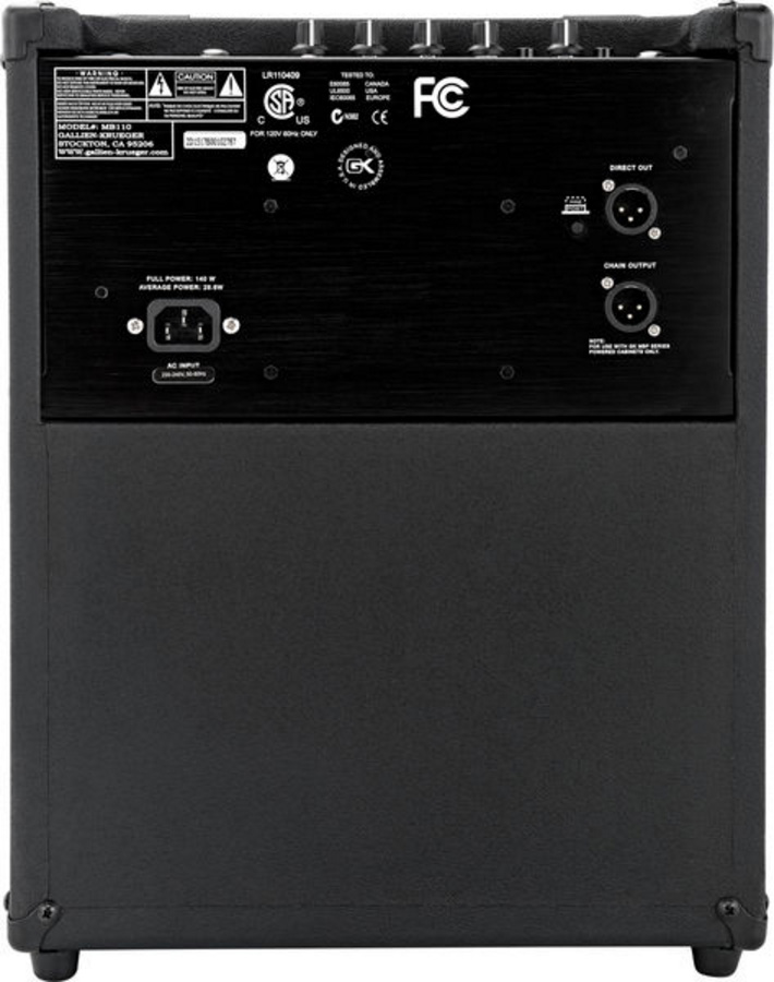 Gallien Krueger Mb110 Ii 100w 1x10 Black - Combo amplificador para bajo - Variation 1