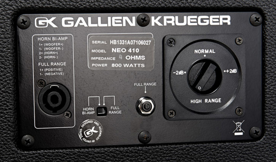 Gallien Krueger Neo 410 Bass Enclosure 4x10 800w 4-ohms - Pantalla para bajo - Variation 3