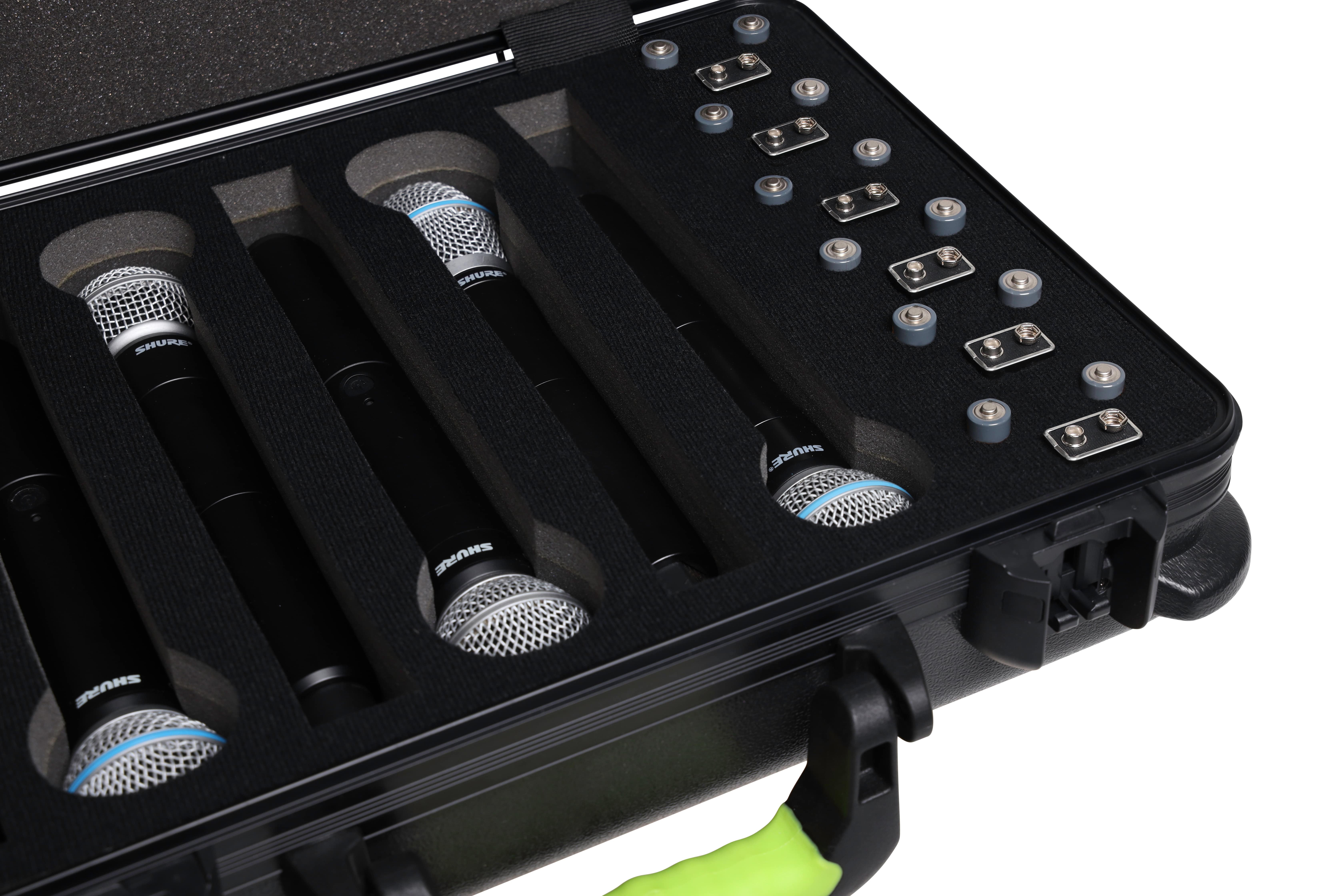 Gator Frameworks Mic Case W06 - Valise Pour 6 Micros Sans-fils - Maleta de transporte para micrófono - Variation 11