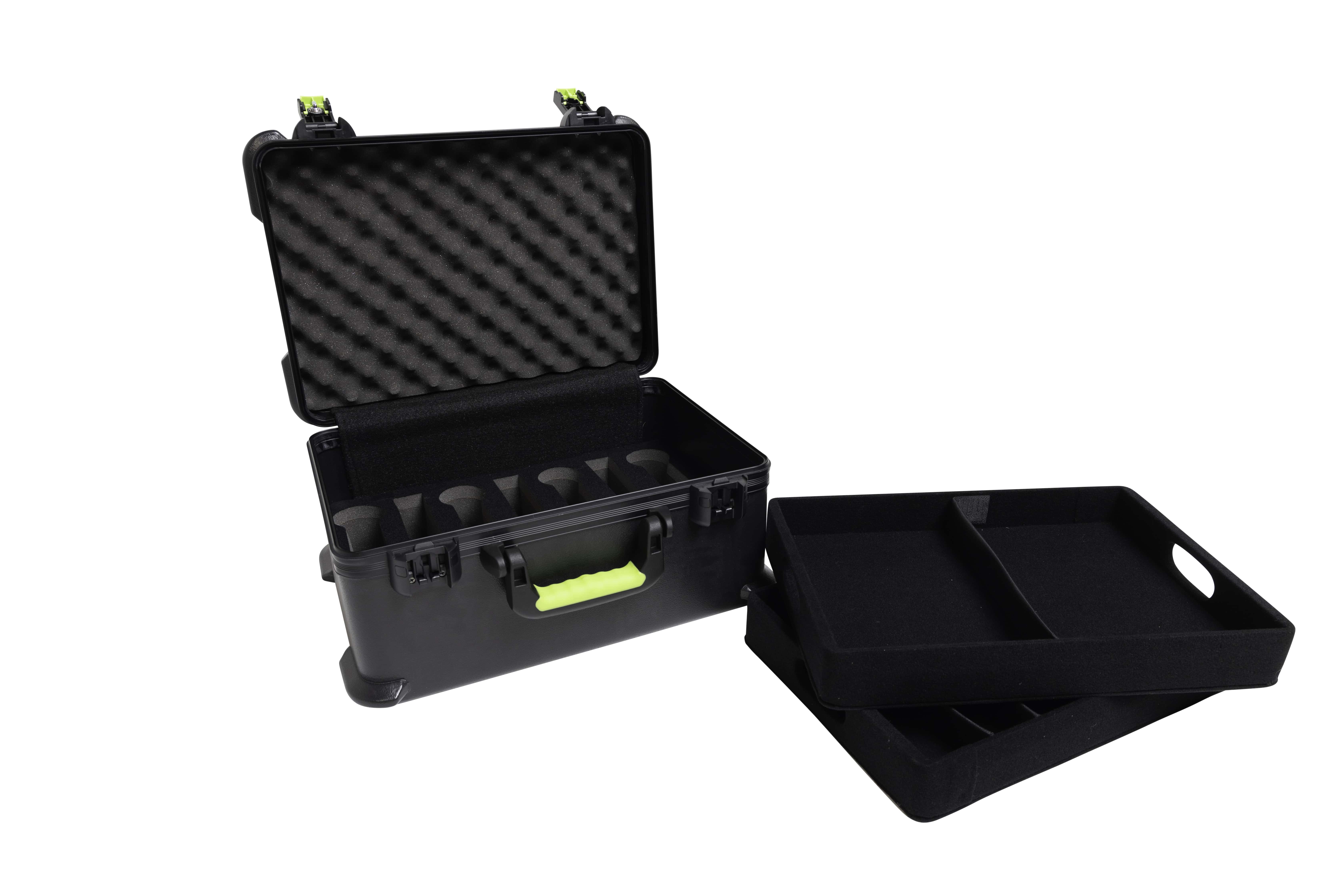 Gator Frameworks Mic Case W07 - Valise Pour 7 Micros Sans-fils - Maleta de transporte para micrófono - Variation 10