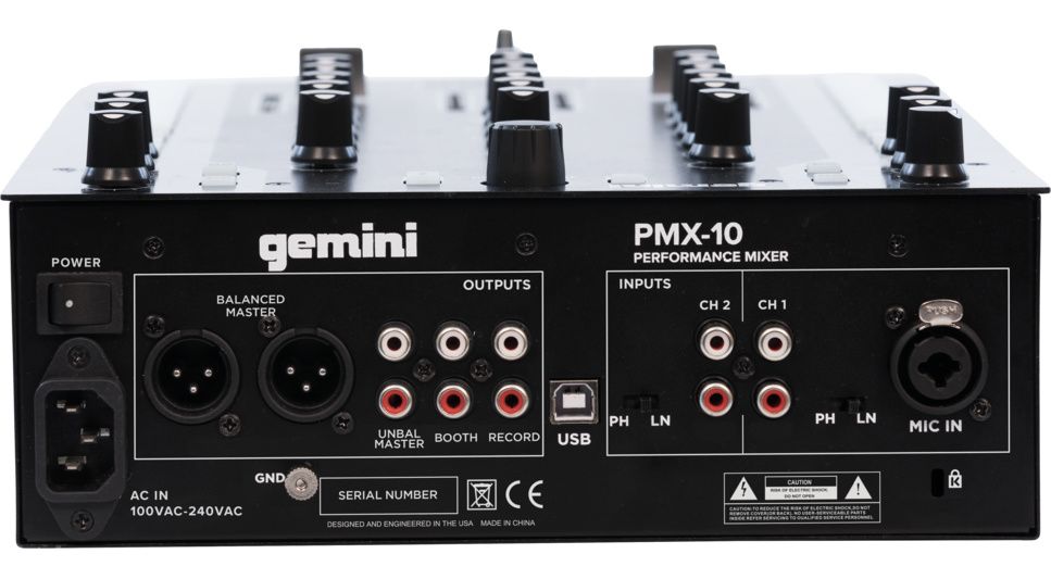 Gemini Pmx 10 - Mixer DJ - Variation 2