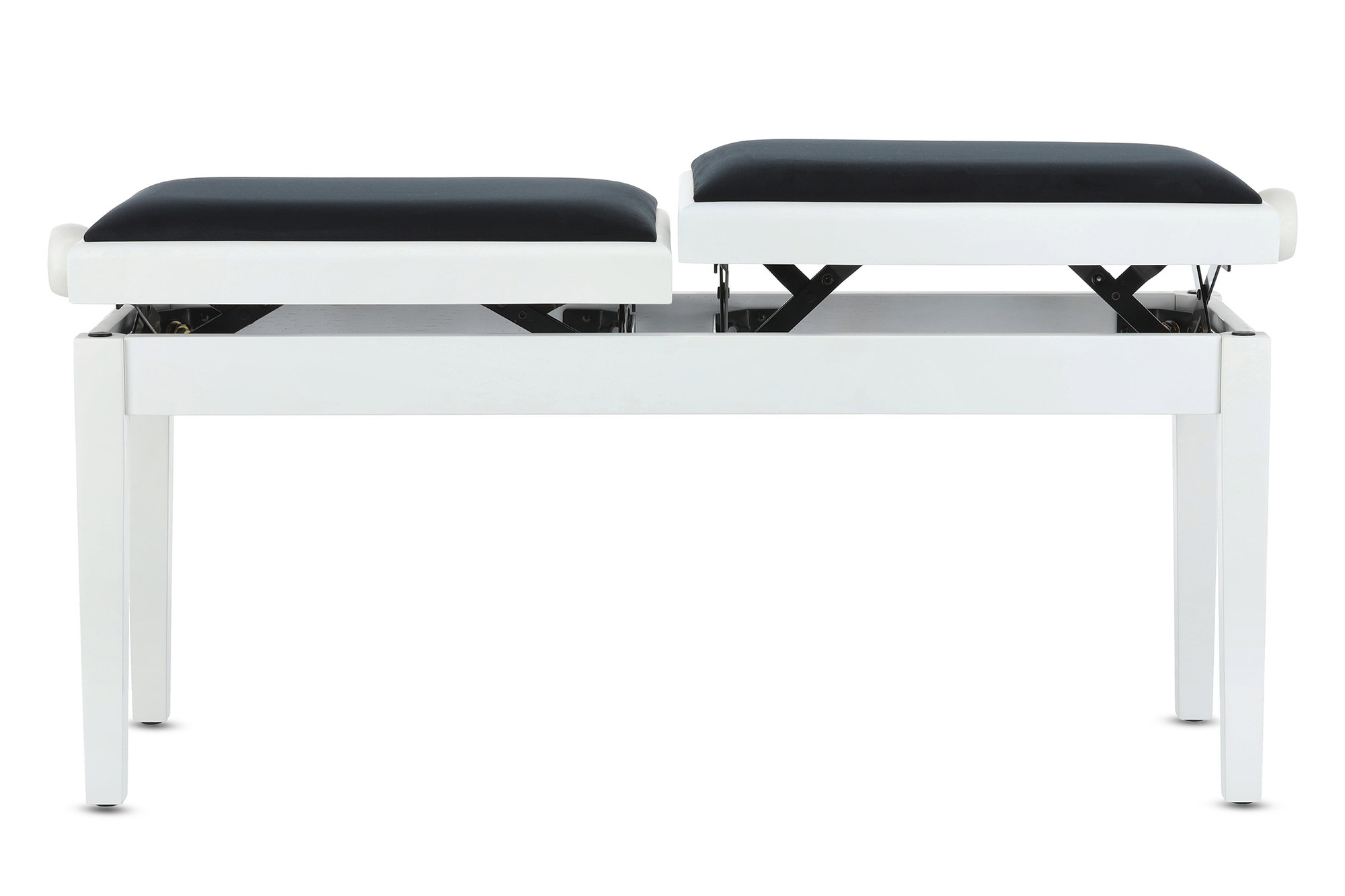 Gewa Banquette Piano Deluxe Double Blanc Mat - Bancos para teclado - Variation 1