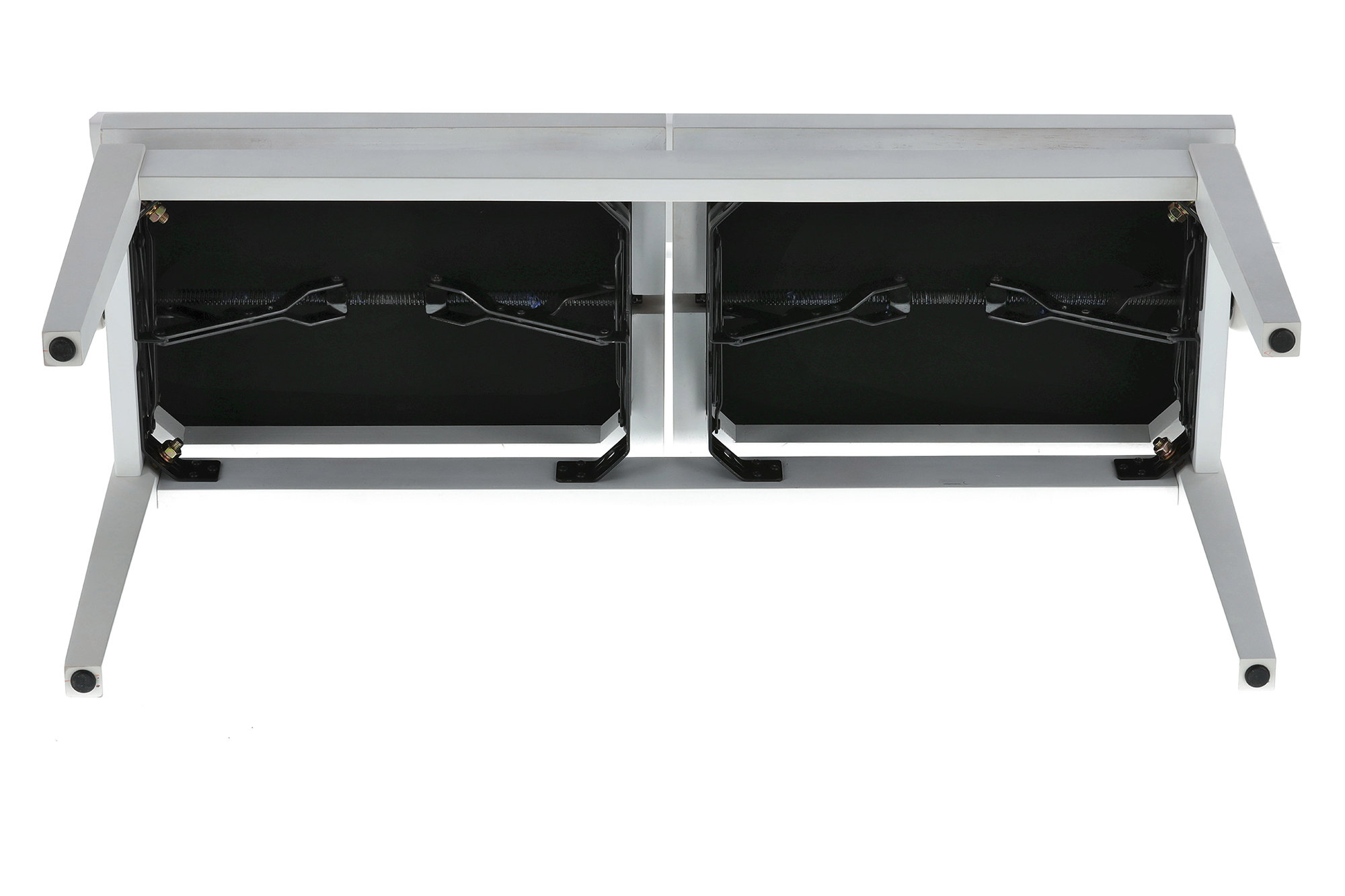 Gewa Banquette Piano Deluxe Double Blanc Mat - Bancos para teclado - Variation 8