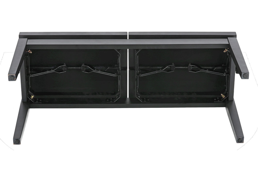 Gewa Banquette Piano Deluxe Double Noir Mat - Bancos para teclado - Variation 4