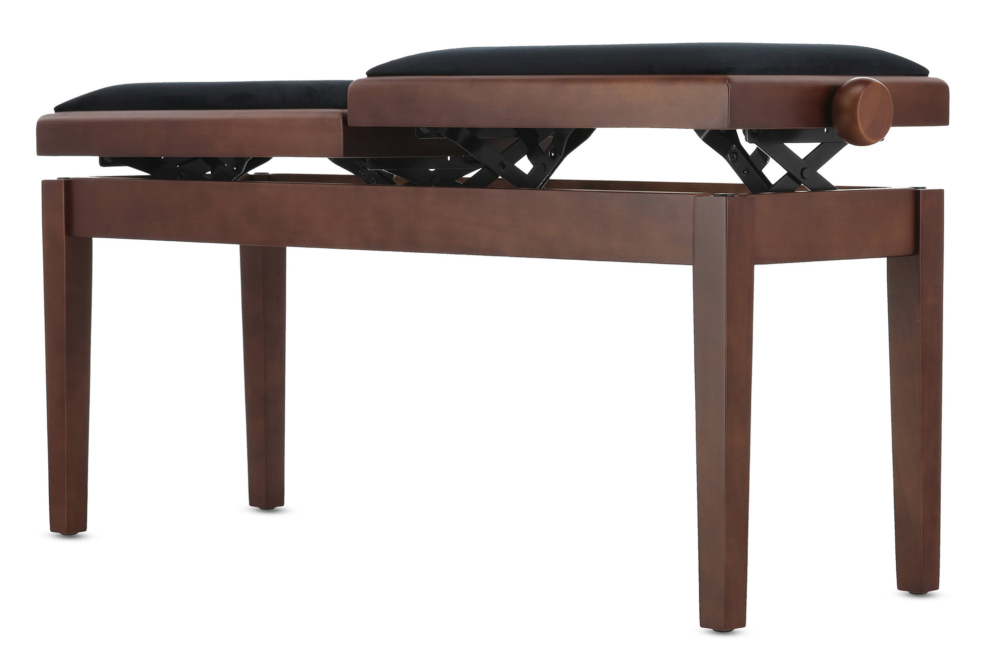Gewa Banquette Piano Deluxe Double Noyer Mat - Bancos para teclado - Variation 7