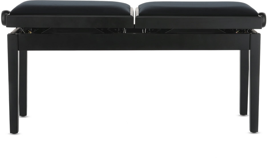 Gewa Banquette Piano Deluxe Double Noir Mat - Bancos para teclado - Main picture