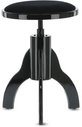 TABOURET DE PIANO DELUXE NOIR BRILLANT