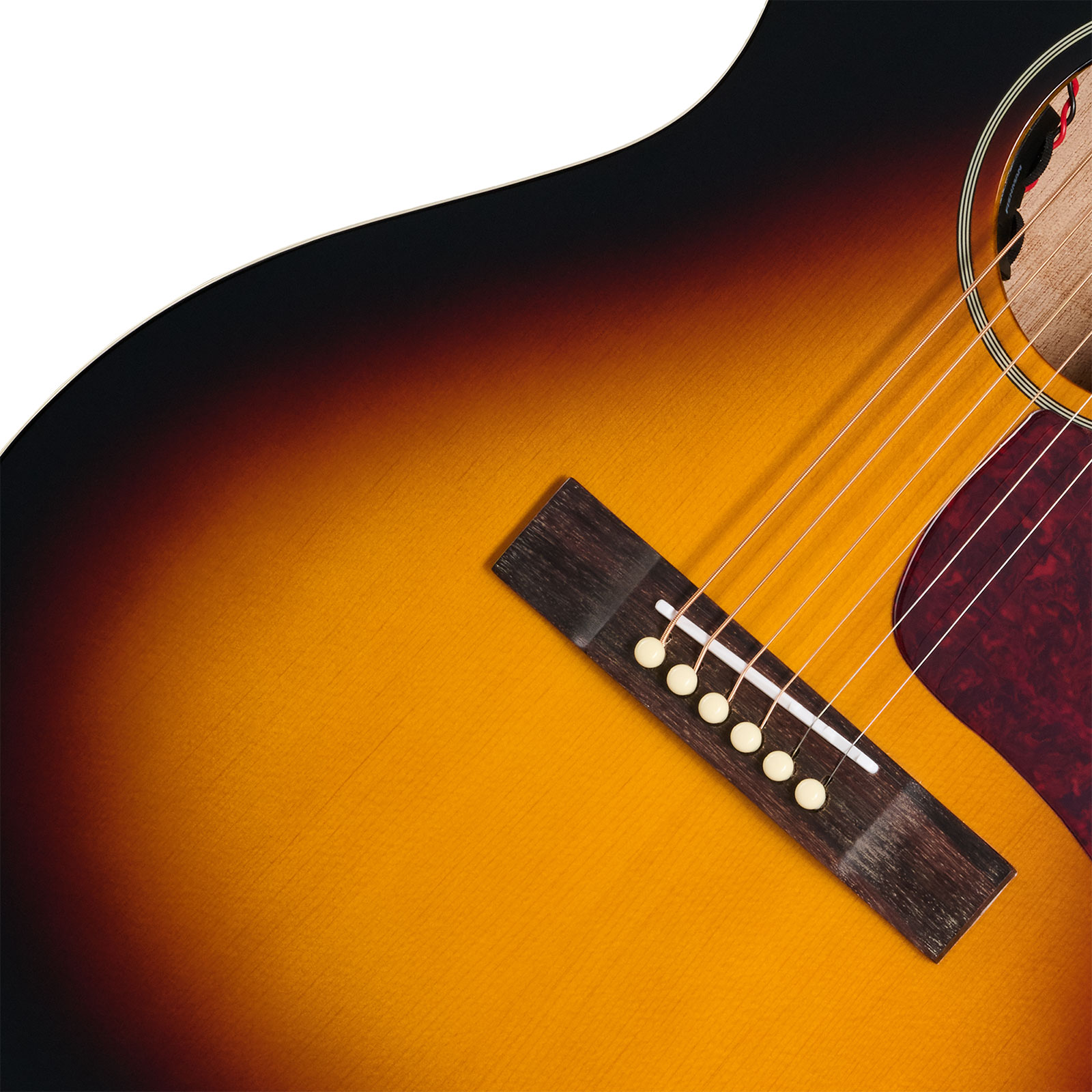 Gibson Blues King Studio Epicea Acajou Rw - Dark Burst - Guitarra folk - Variation 3