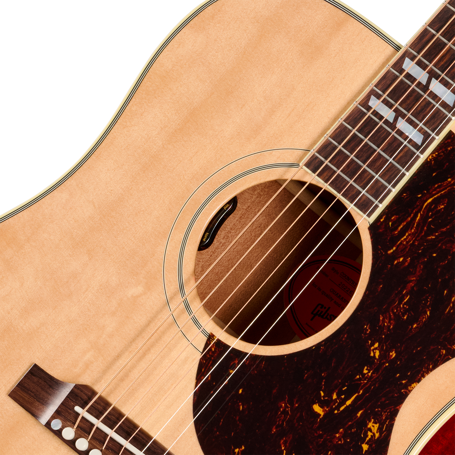 Gibson Country Western 60s Original (baggs Hifi Dna) Dreadnought Epicea Acajou Rw - Antique Natural - Guitarra folk - Variation 2