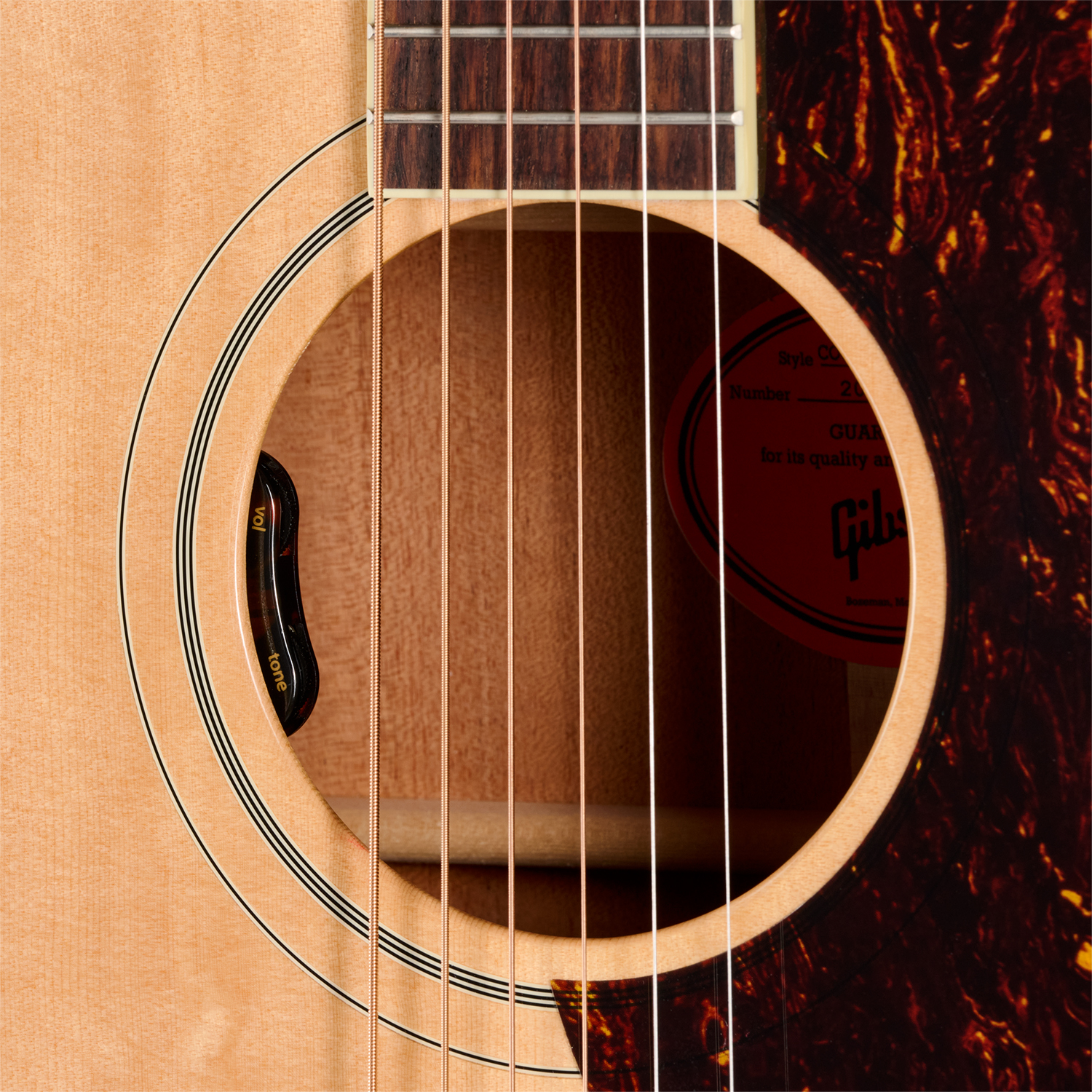 Gibson Country Western 60s Original (baggs Hifi Dna) Dreadnought Epicea Acajou Rw - Antique Natural - Guitarra folk - Variation 4