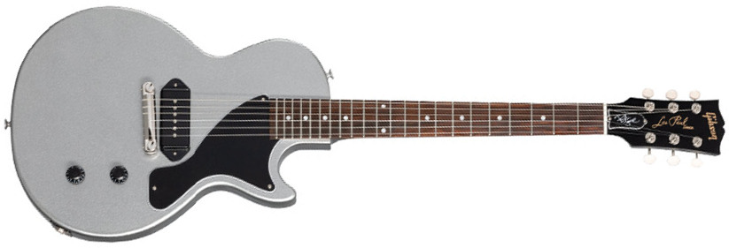 Gibson Billie Joe Armstrong Les Paul Junior Signature S P90 Ht Rw - Silver Mist - Guitarra eléctrica de corte único. - Main picture