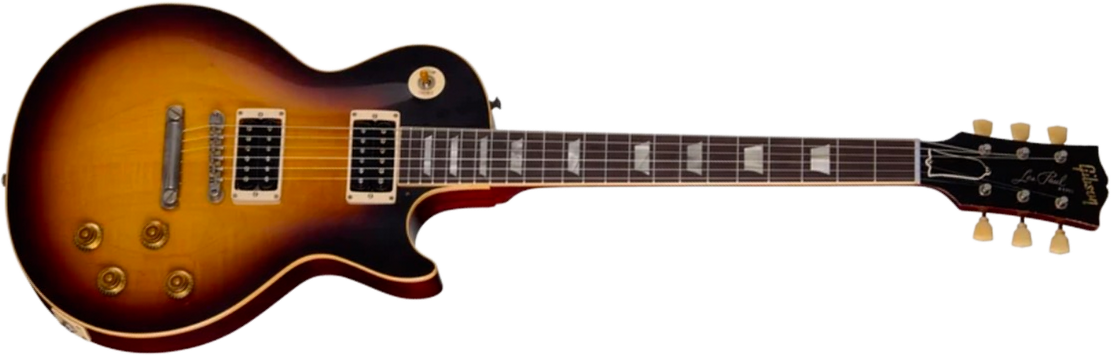 Gibson Custom Les Paul Standard 1958 Light Figured Maple Top Le Ltd 2h Ht Rw - Murphy Lab Heavy Aged Athens Burst - Guitarra eléctrica de corte único.