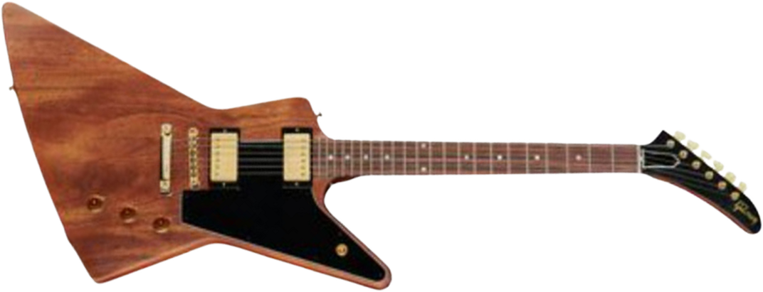 Gibson Custom Shop 1958 Explorer Mahogany Reissue 2h Ht Rw - Vos Walnut - Guitarra electrica retro rock - Main picture