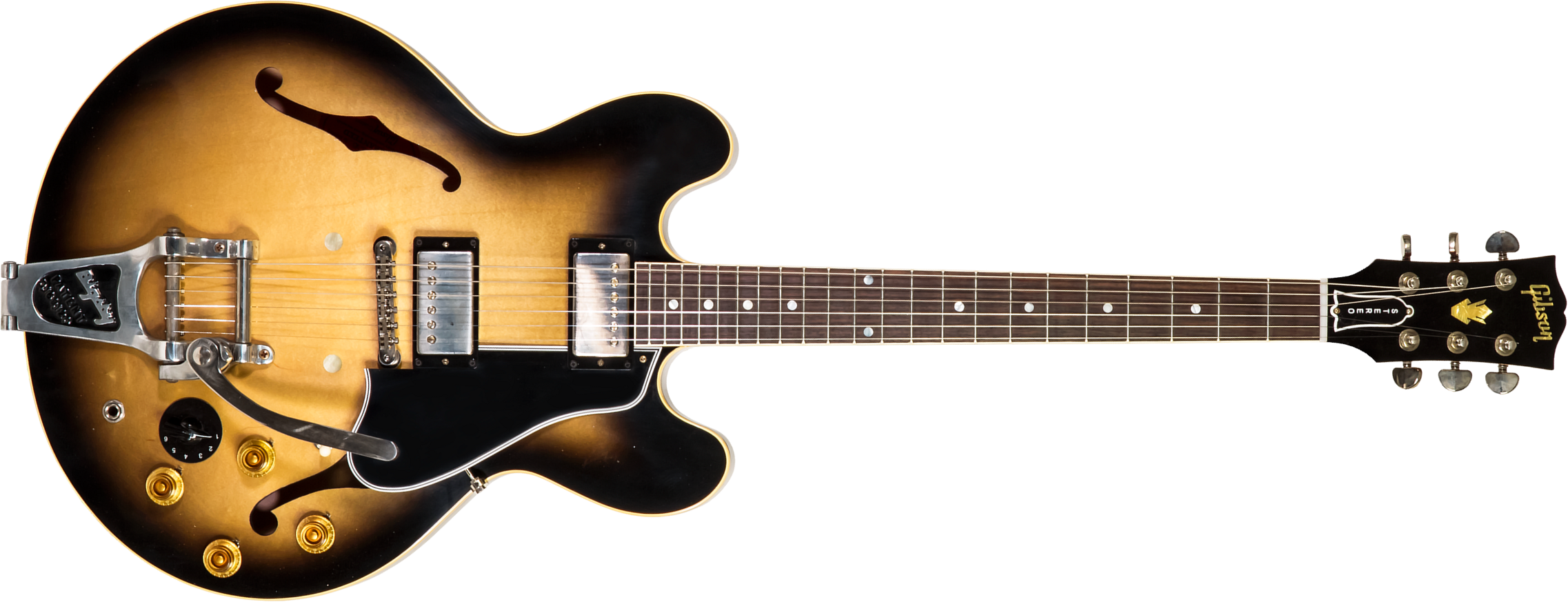 Gibson Custom Shop Bb King Es-335 Live At The Regal 2h Trem Bigsby Rw #bbregal90 - Murphy Lab Aged Argentine Grey - Guitarra eléctrica de autor - Main