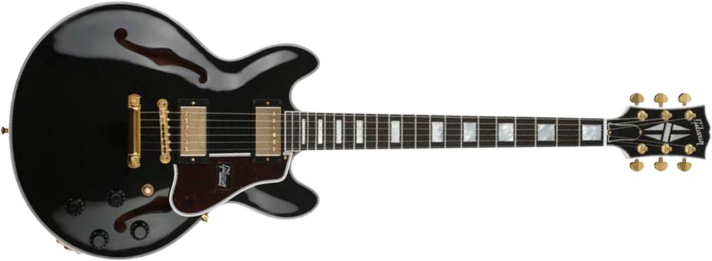 Gibson Custom Shop Cs-356 2h Ht Eb - Ebony - Guitarra eléctrica semi caja - Main picture