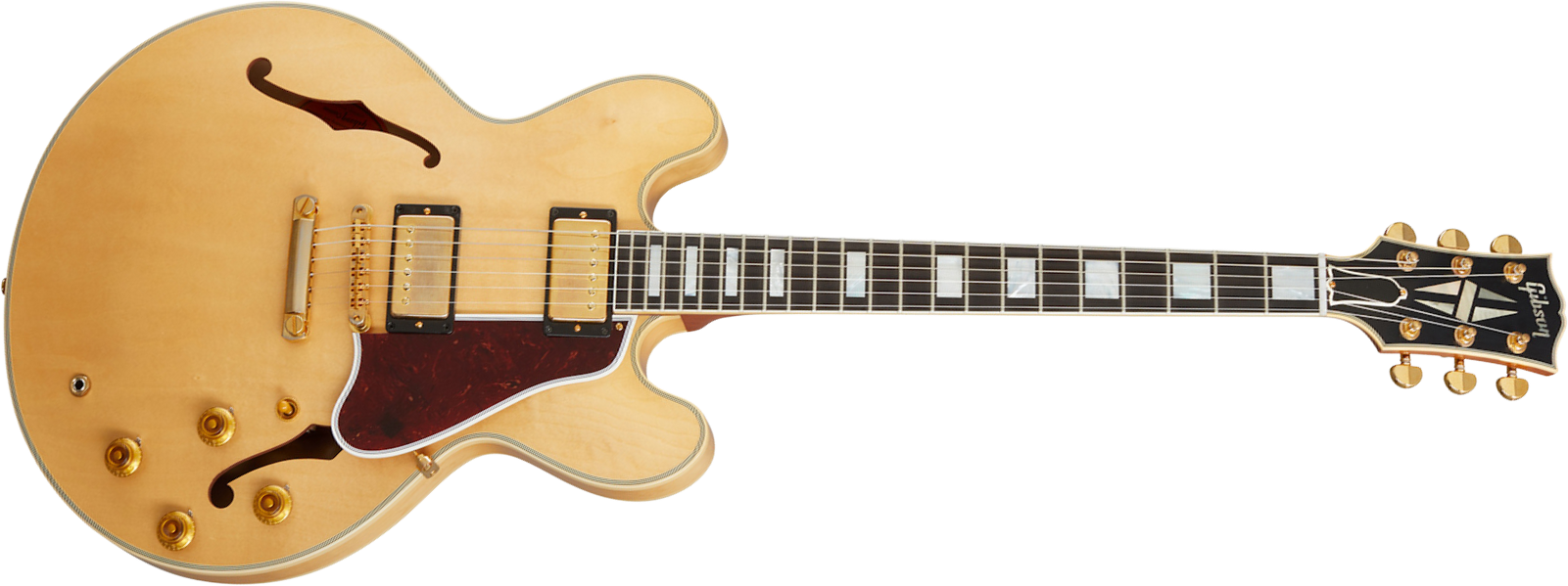 Gibson Custom Shop Es-355 1959 Reissue 2h Ht Eb - Vos Vintage Natural - Guitarra eléctrica semi caja - Main picture
