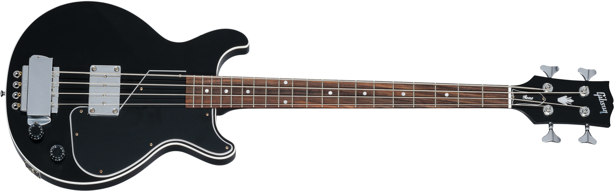 Gibson Custom Shop Gene Simmons Eb-0 Bass Ltd Signature Rw - Vos Ebony - Bajo eléctrico de cuerpo sólido - Main picture