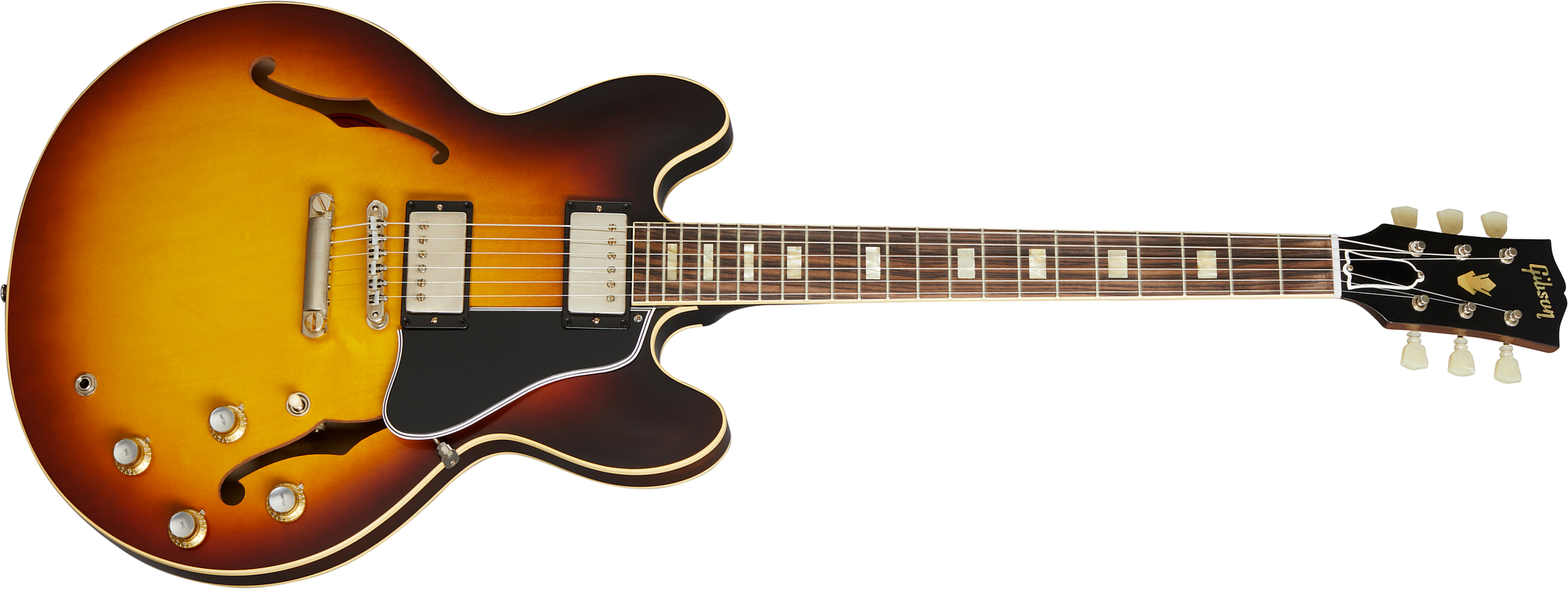 Gibson Custom Shop Historic Es-335 Reissue 1964 2h Ht Rw - Vos Vintage Burst - Guitarra eléctrica semi caja - Main picture