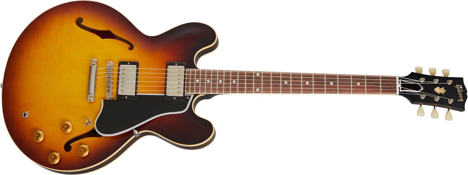 Gibson Custom Shop Historic Es335 Reissue 1959 2h Ht Rw - Vintage Burst - Guitarra eléctrica semi caja - Main picture