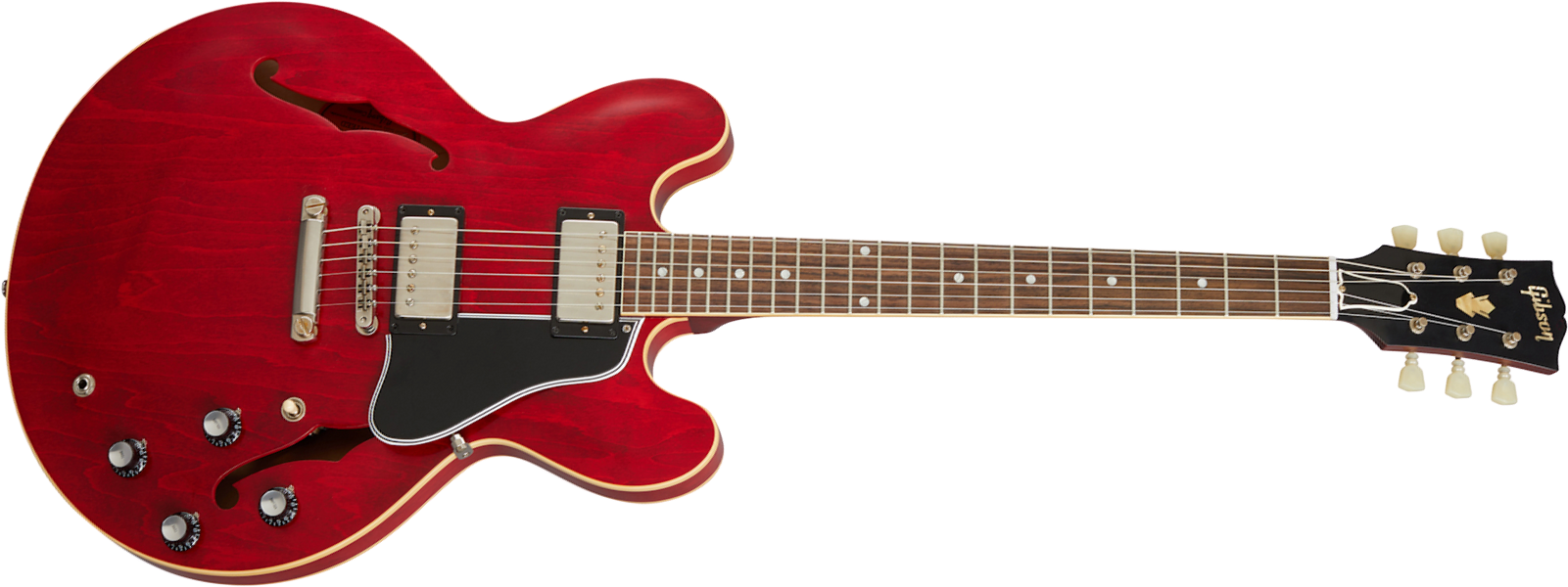 Gibson Custom Shop Historic Es335 Reissue 1961 2h Ht Rw - Vos Sixties Cherry - Guitarra eléctrica semi caja - Main picture