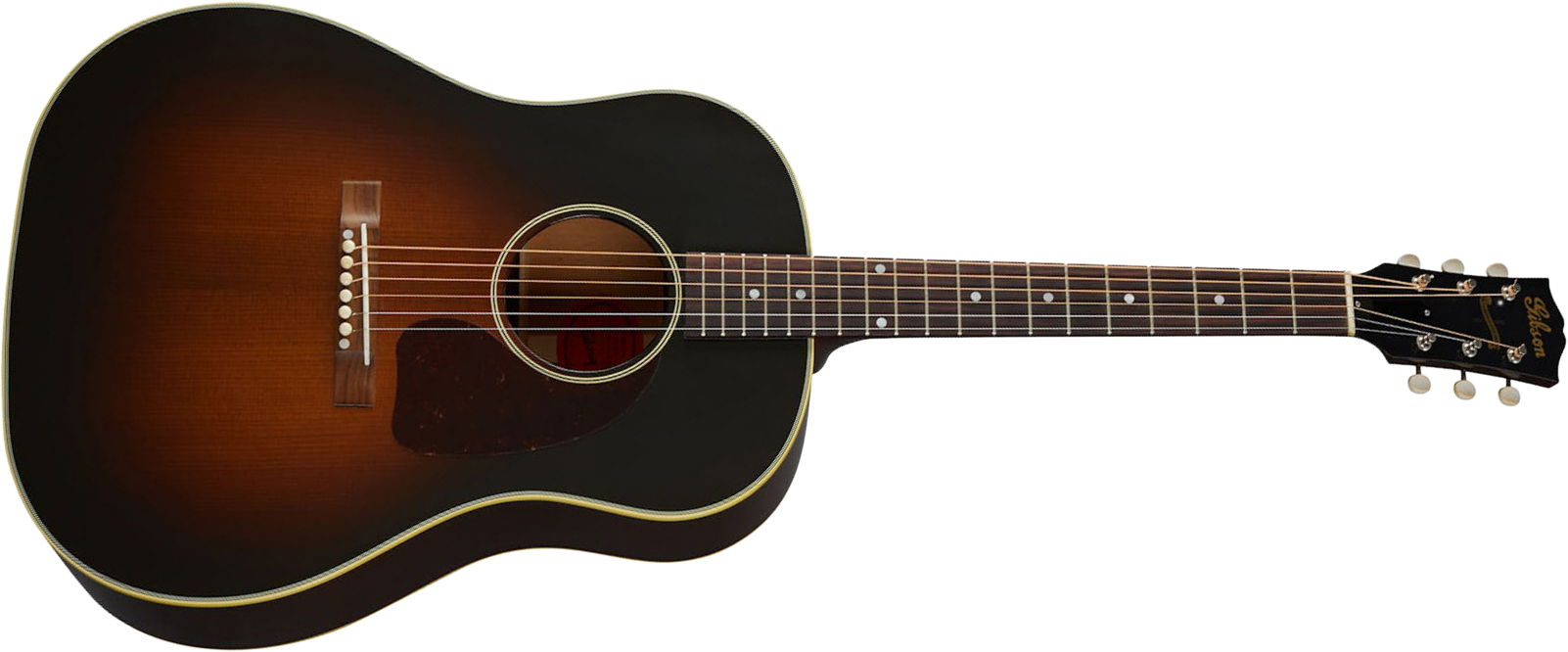 Gibson Custom Shop Historic J-45 1942 Banner Dreadnought Epicea Acajou Rw - Vos Vintage Sunburst - Guitarra acústica & electro - Main picture